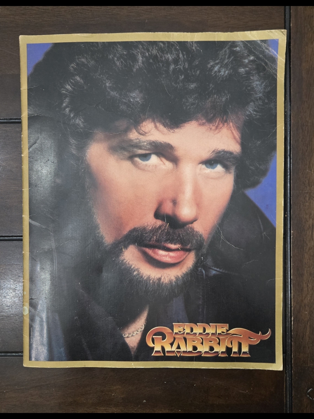 Eddie Rabbitt Concert Book - with Gold Logo